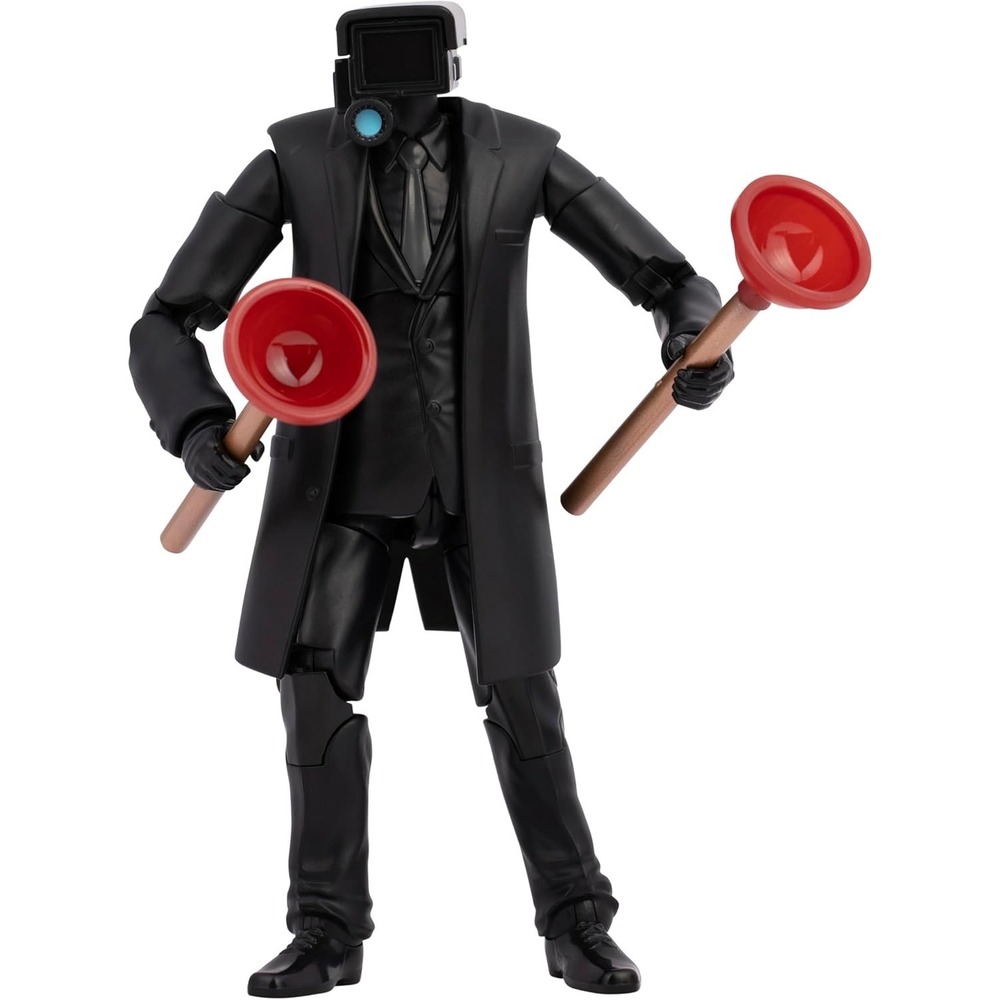 NEW - Skibidi Toilet Series One Deluxe Figure Plungerman Action Figure - Picture 2 of 5